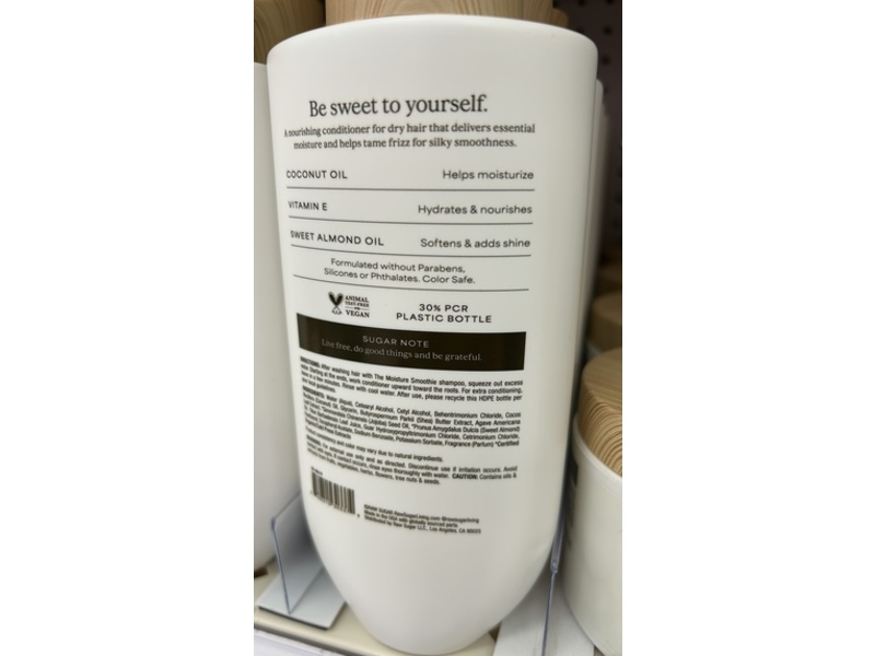 Raw Sugar The Moisture Smoothie Conditioner, Coconut + Agave, 16 fl oz/473 mL