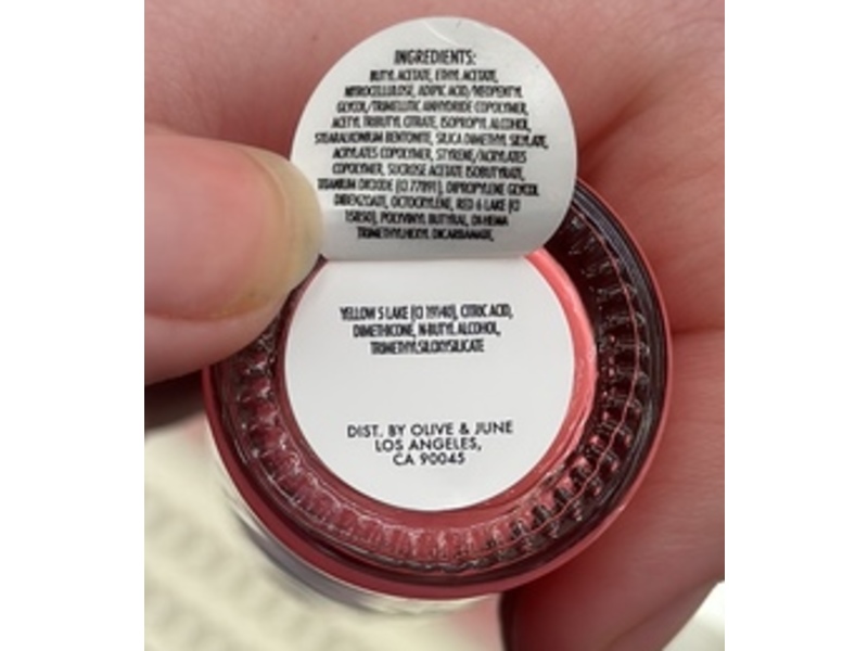 Olive And June Long Lasting Nail Polish, Maine Character Energy Lobster Red. 0.46 fl oz/13.5 mL