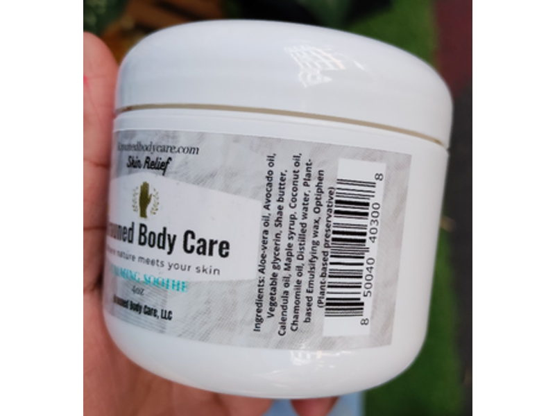 Krouned Body Care Skin Relief Calming Soothe Cream, 4 oz