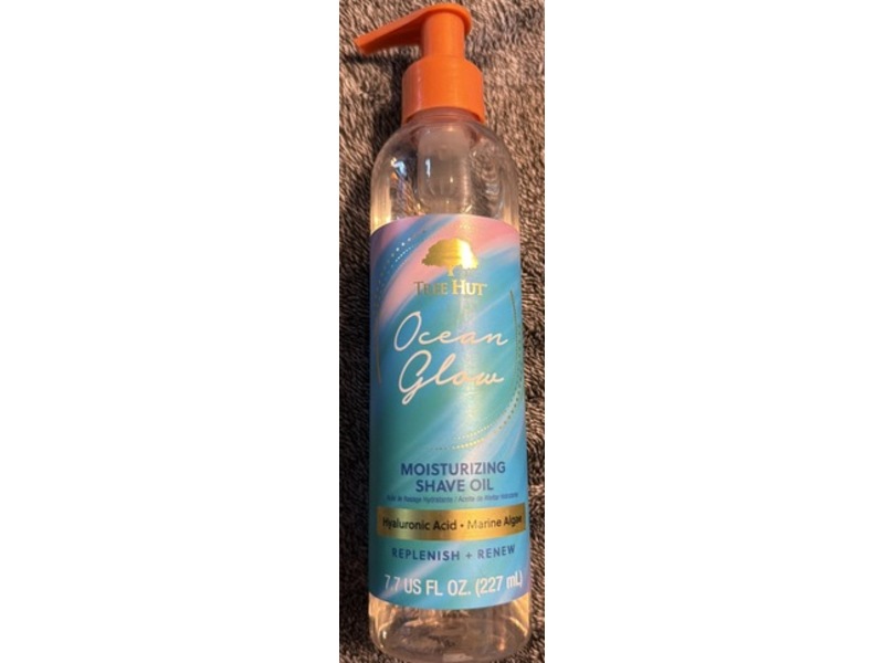 Tree Hut Ocean Glow Moisturizing Shave Oil, Hyaluronic Marine Algae, 7.7 fl oz/227 mL