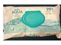 Pampers Aqua Pure Wipes, Fragrance Free, 56 Count - thumbnail 2