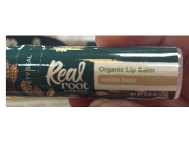 Sprouts Organic Lip Balm, Vanilla Bean, 0.25 oz/7 g