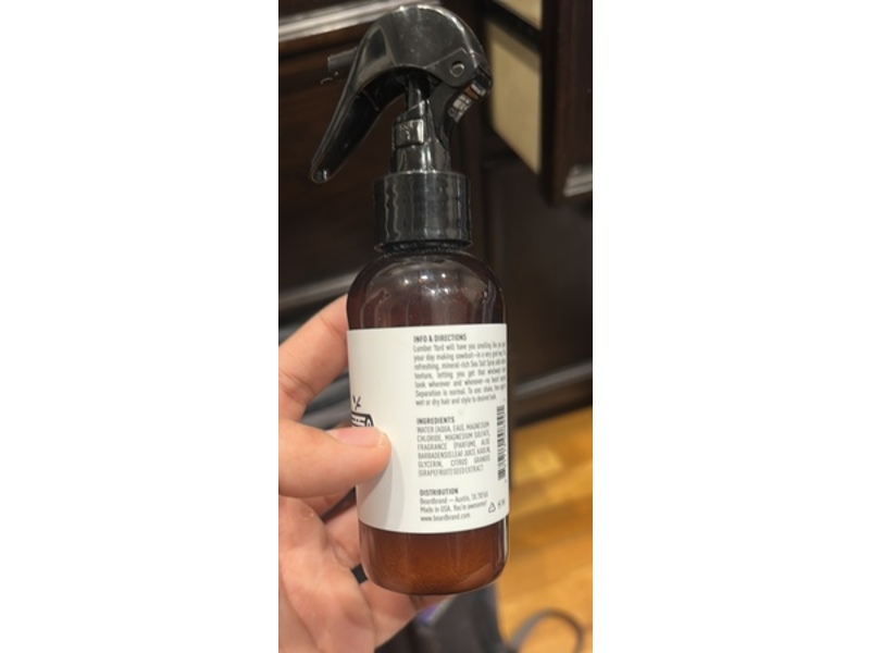 Bear Brand Sea Salt Spray, Lumber Yard Scent, 14 fl oz/100 mL