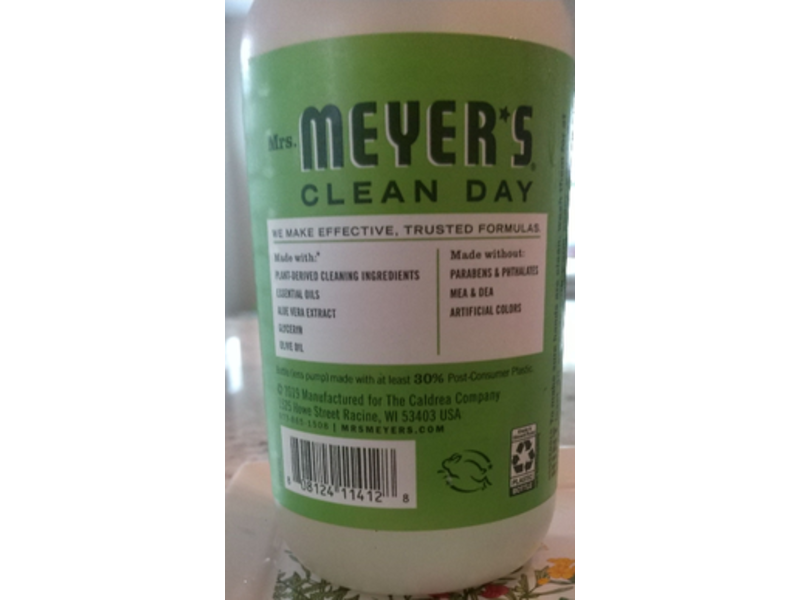 Mrs. Meyer's Clean Day Hand Soap, Fresh Cut Grass Scent, 12.5 fl oz|370 mL