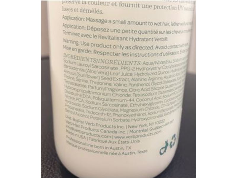 Verb Hydrating Shampoo,12 fl oz/355 mL