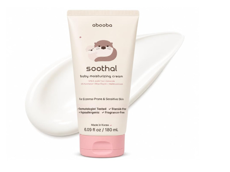 Abooba Soothal Baby Moisturizing Cream, 6.09 fl oz/180 mL