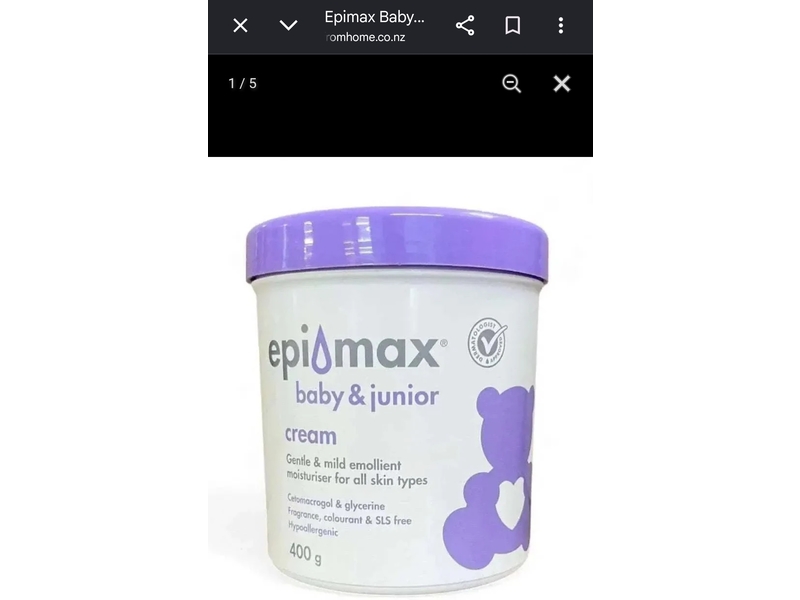 Epimax Baby & Junior Body Cream, 400 g