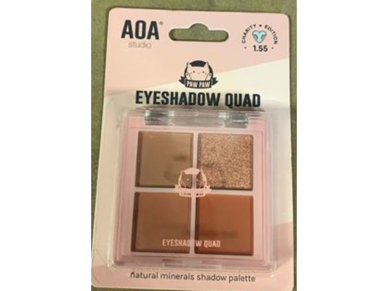 Aoa Studio Paw Paw Eyeshadow Quad, Brandy, 0.2 oz/6 g