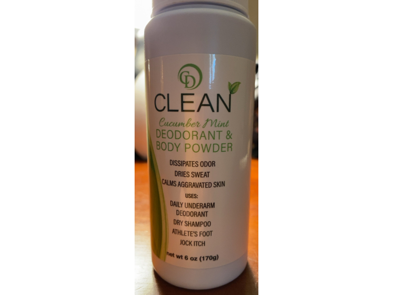 Coat Defense Clean Deodorant & Body Powder, Cucumber Mint, 6 oz/170 g