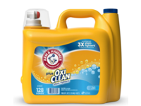Arm & Hammer Plus OxiClean Liquid Laundry Detergent, Fresh Scent, 128 Loads, 166.5 fl oz/4.92 L - thumbnail 1