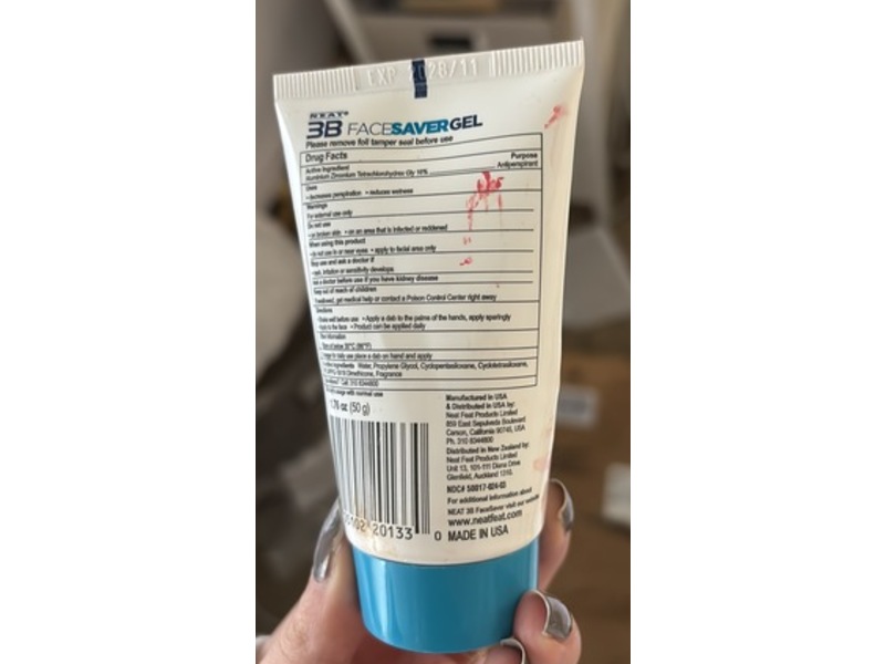 Neat Feat Neat Face Saver Gel, 1.76 oz/50 g