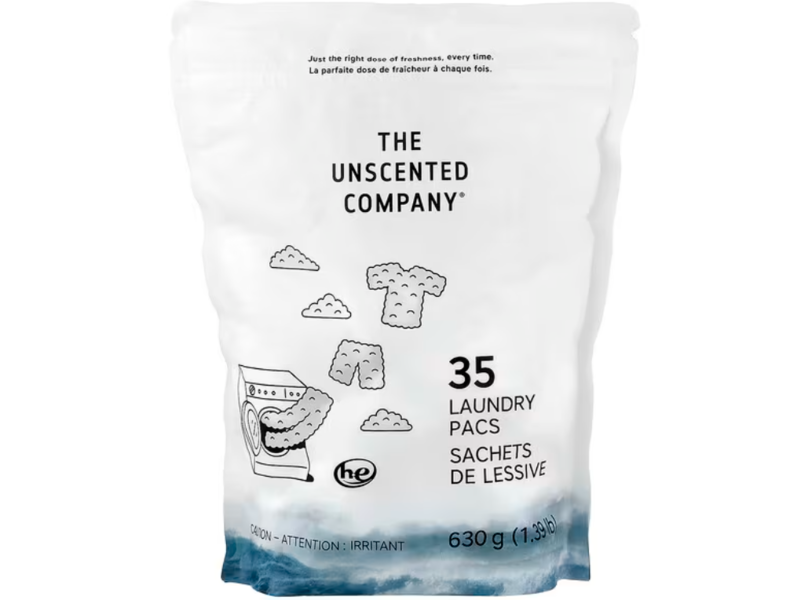 The Unscented Company Laundry Pacs, 1.39 fl oz/630 g