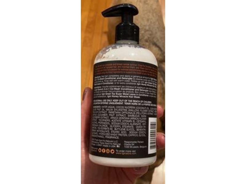 Thank God It's Natural Quench 3-in-1 Co-Wash Conditioner & Detangler, Olive Oil+Vitamin E, 13.0 fl oz/384 mL