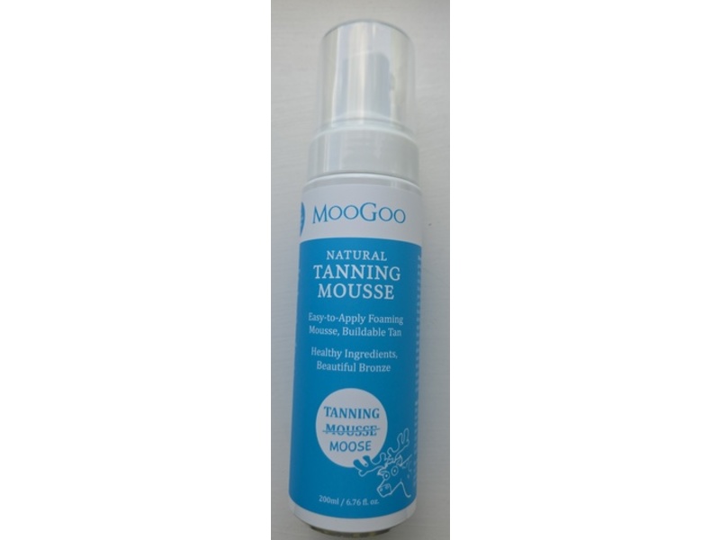 MooGoo Natural Tanning Mousse, 6.76 fl oz/200 mL