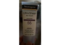 Neutrogena Ultra Sheer Sunscreen, SPF 55, 3 fl oz/88 mL - thumbnail 2
