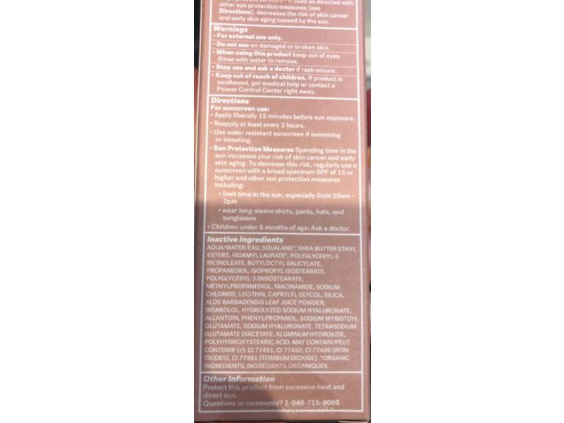 Ilia Beauty Super Serum Skin Tint, SPF 40, Shela St8, 1 fl oz/30 ml