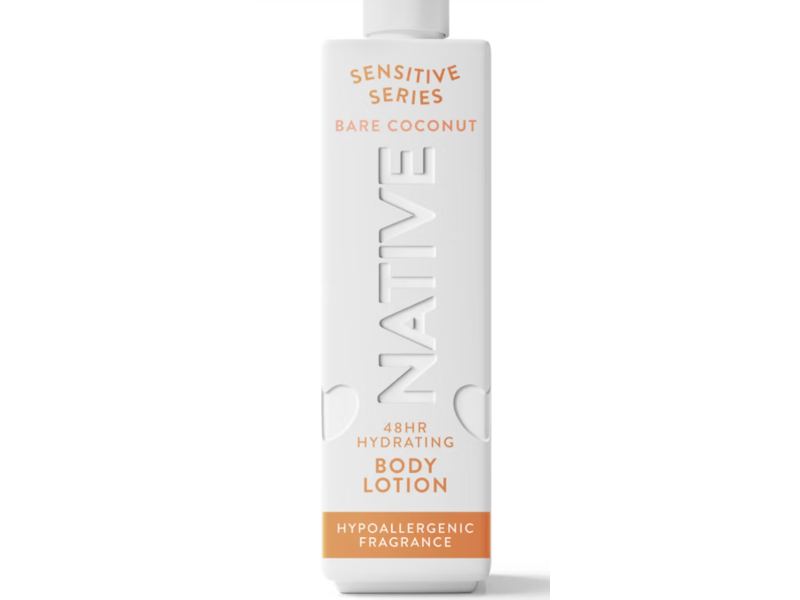 Native Sensitive Series Body Wash, Bare Coconut, 18 fl oz/532 mL
