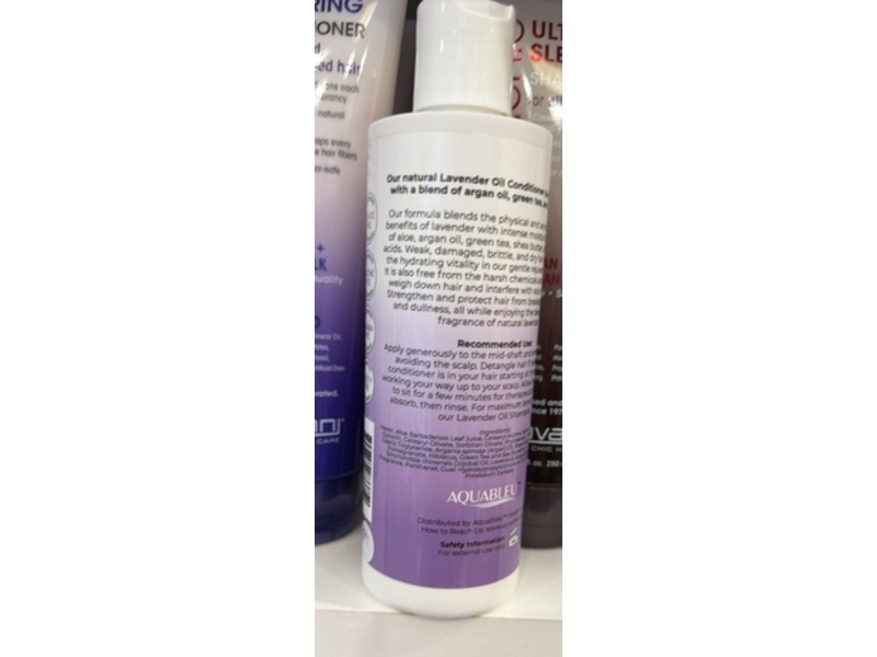 Aquableu Conditioner, Lavender Oil, 8 oz