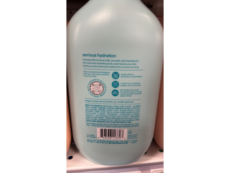 Method Body Wash, Coco Twist, 28 fl oz/828 mL