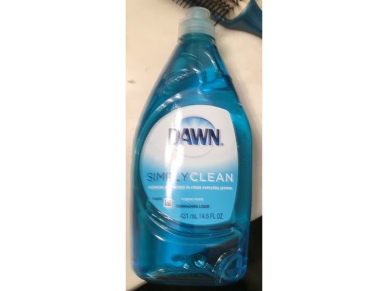 Dawn Simply Clean Dishwashing Liquid, 14.6 fl oz/431 mL