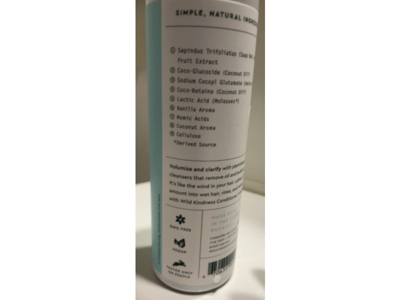 Rocky Mountain Soap Co Fine Hair Wild Kindness Shampoo, Vanilla Coconut