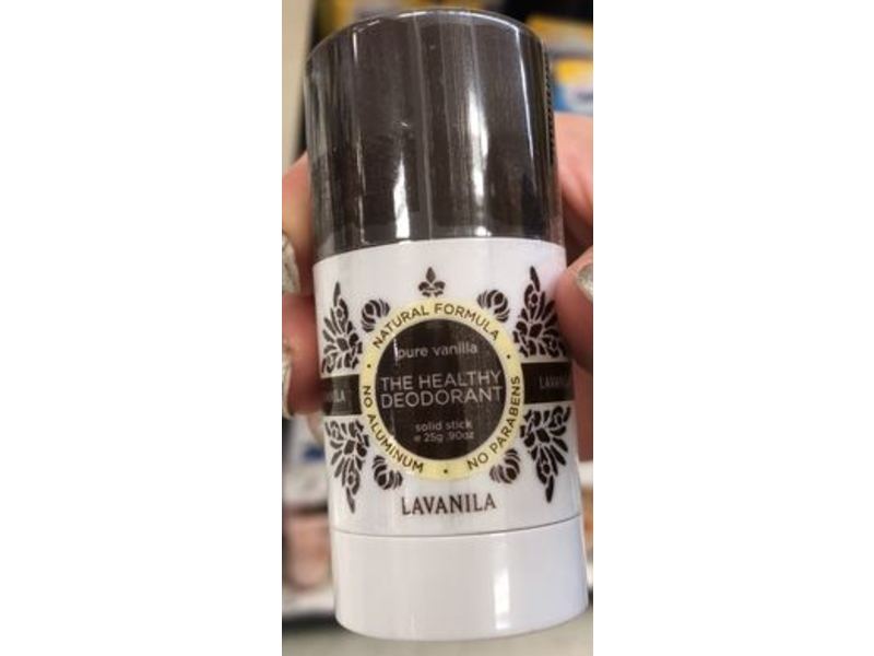 Lavanila The Healthy Deodorant Solid Stick, Pure Vanilla, 0.90 oz/25 g