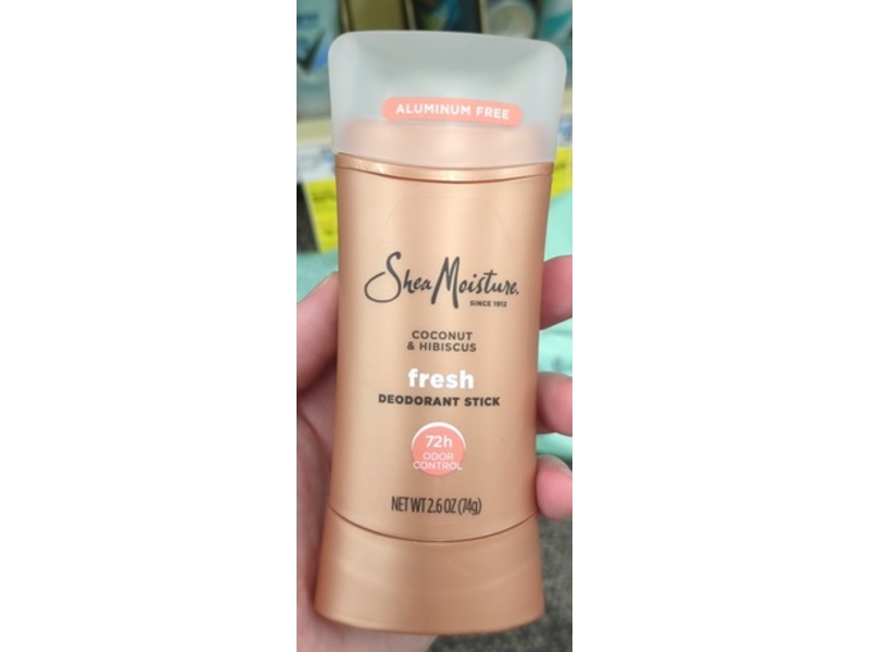 SheaMoisture Deodorant Stick, Coconut & Hibiscus, 2.6 oz/74 g