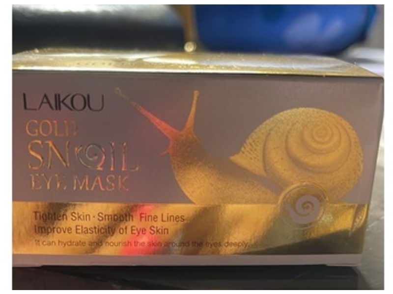 Laikou Gold Snail Eye Mask, .70 g, 50 Count