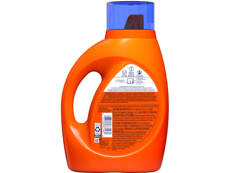 Tide + Bleach Alternative Clean Liquid Laundry Detergent , 29 Loads, 46 fl oz/1.36 L