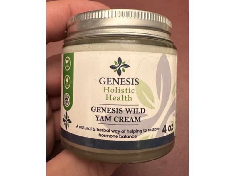 Genesis Holistic Health Wild Yam Cream, 4 oz