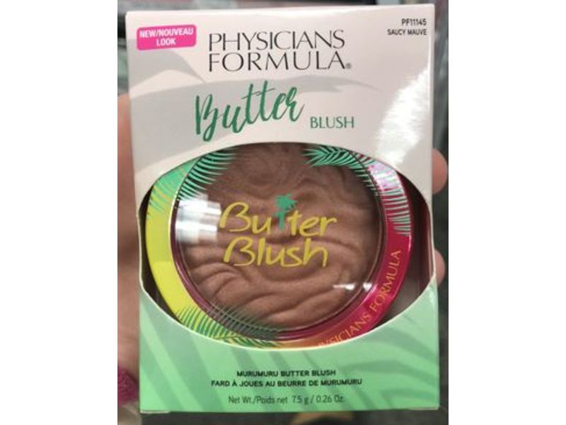 Physicians Formula Murumuru Butter Blush, Saucy Mauve, 0.26 oz/7.5 g