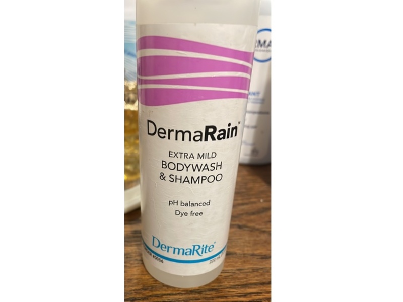 DermaRain Extra Mild Body Wash & Shampoo, 7.5 fl oz/222 mL