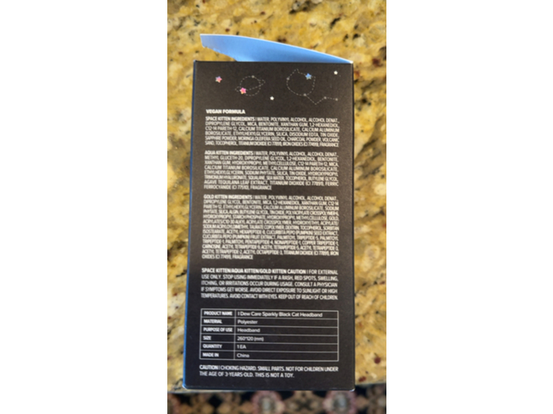 I Dew Care Astro Kittem Peel-Off Mask & Headband Set