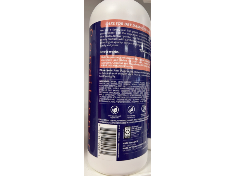 Renpure Originals Strengthening Keratin Conditioner, 32 fl oz/946 mL