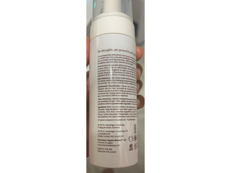 Innersense Styling Foam, 6 fl oz/177 mL