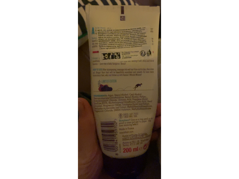 Aussie Nourish & Repair Conditioner, Australian Eucalyptus extracts, 200 mL, Pack Of 2