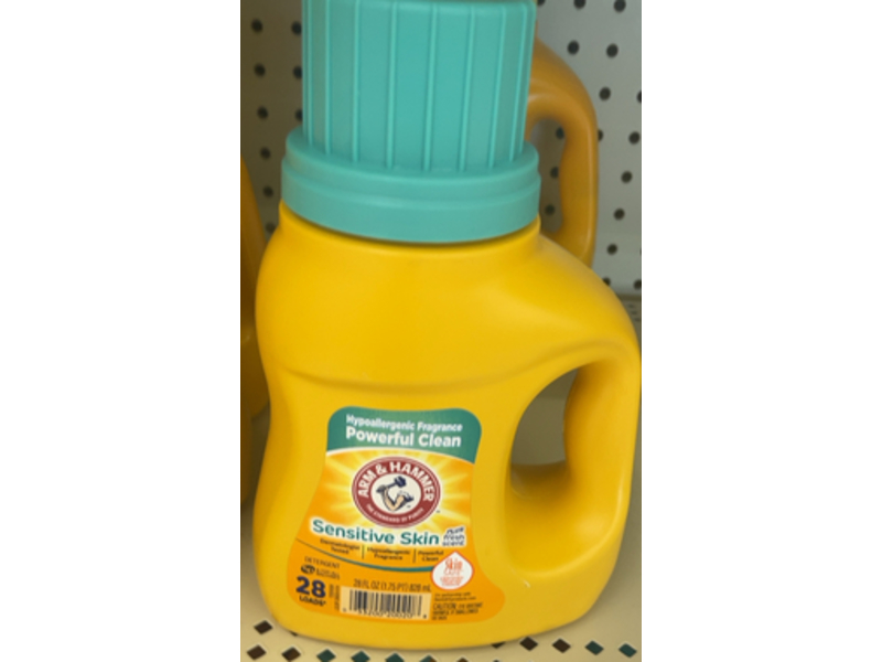 Arm & Hammer Sensitive Skin Plus Fresh Scent Liquid Laundry Detergent, 28 Loads, 28 fl oz/828 mL