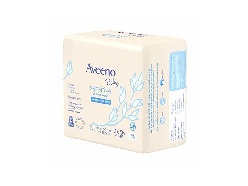 aveeno baby sensitive all over wipes