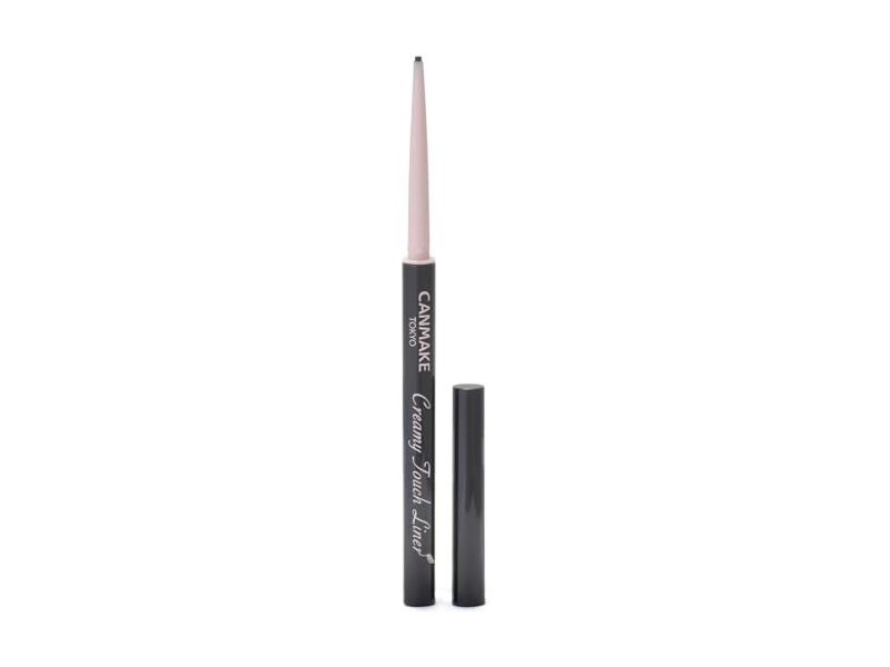 Canmake Creamy Touch Liner, Deep Black, 0.004 oz/0.1 g