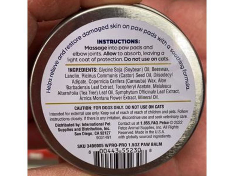 Well & Good Prostyle Relieve + Restore Skin Paw Balm, 1.5 oz/42.5 g