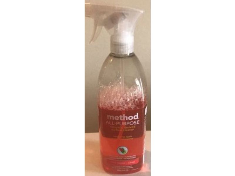 Method All-Purpose Natural Surface Cleaning Spray, Honeycrisp Apple, 28 fl oz/828 mL