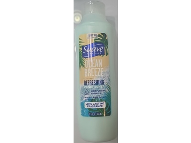 Suave Essentials Refreshing Conditioner, Ocean Breeze, 22.5 fl oz/665 mL