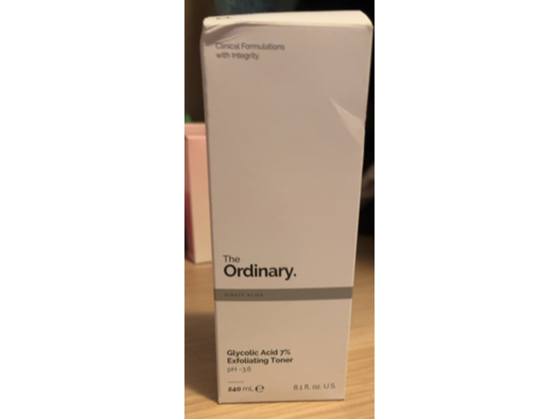 The Ordinary Exfoliating Toner, Glycolic Acid 7% , 8.1 fl oz/240 mL