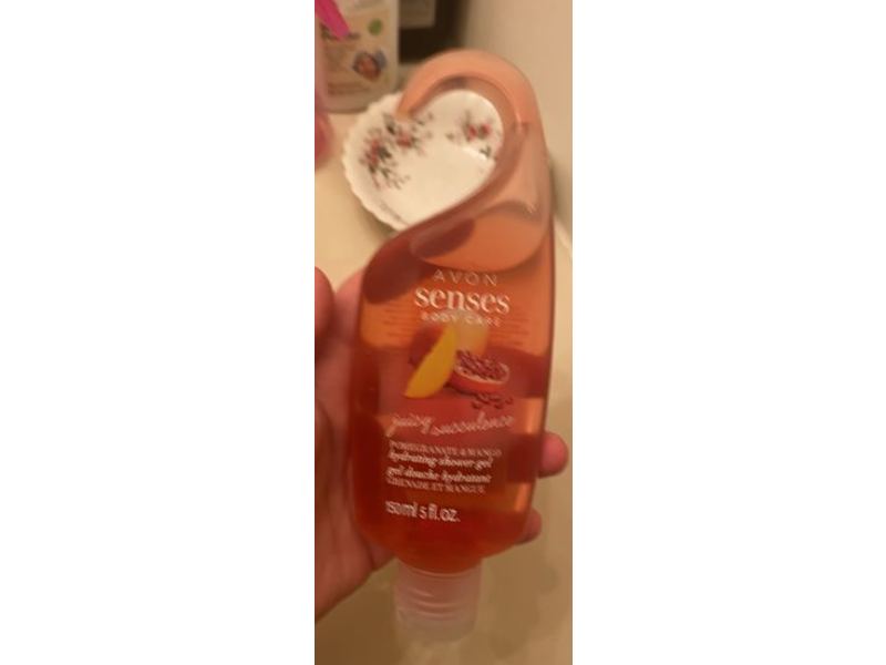 Avon Senses Hydrating Shower Gel, Pomegranate And Mango, 5 fl oz/150 mL