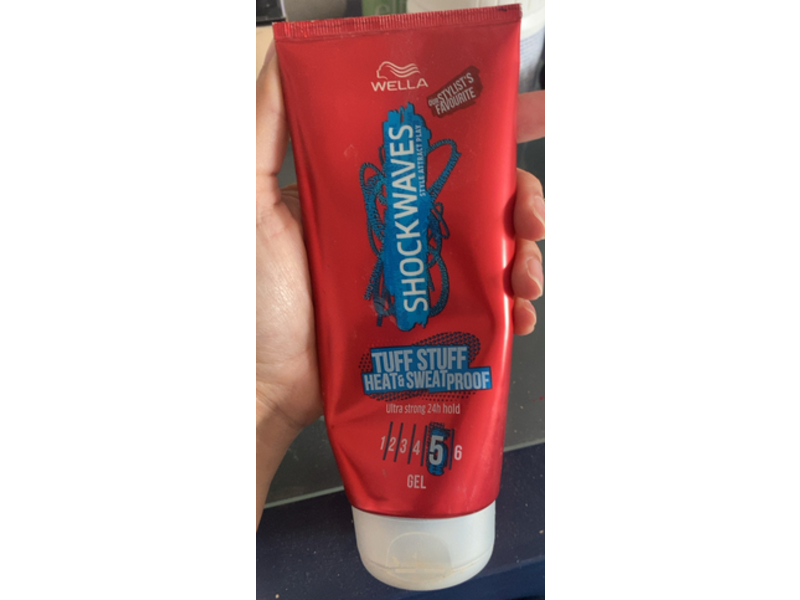 Wella Shockwaves Tuff Stuff Hair Gel, 5, 200 mL