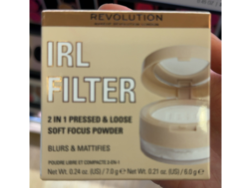 Revolution Irl Filter 2 In 1 Pressed & Loose Soft Focus Powder, Translucent