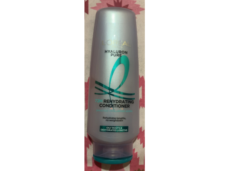 L'Oreal Paris Hyaluron Pure 72h Rehydrating Conditioner, 175 mL