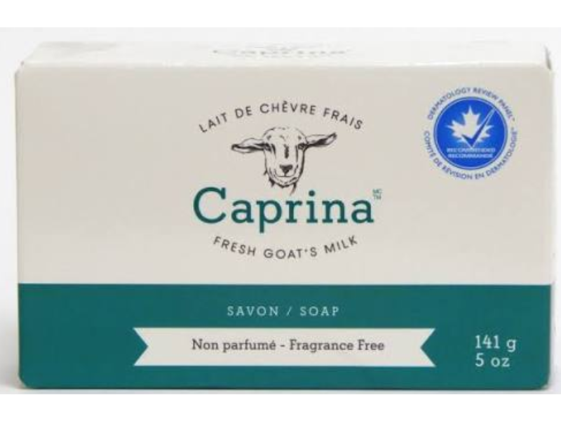 Caprina Fresh Goat's Milk Soap, Fragrance Free, 5 oz/141 g