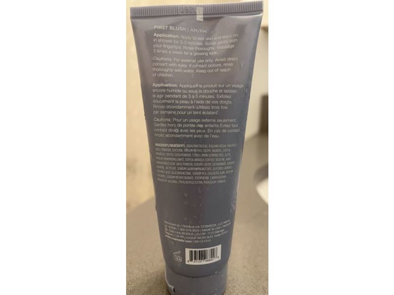 Cosmedix Brightening Acai Infused In Shower Face Mask, First Blush, 4 oz/120 g