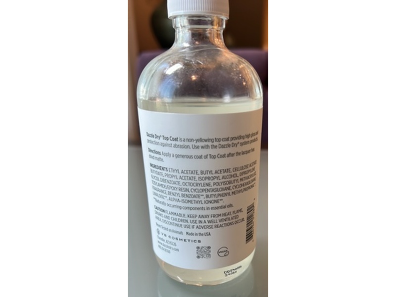 Dazzle Dry Top Coat 4, 8 fl oz/240 mL